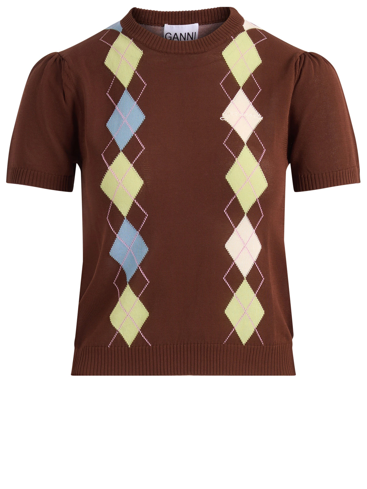 Light Cotton Argyle T-shirt
