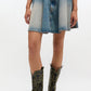 Tint Rigid Denim Skirt