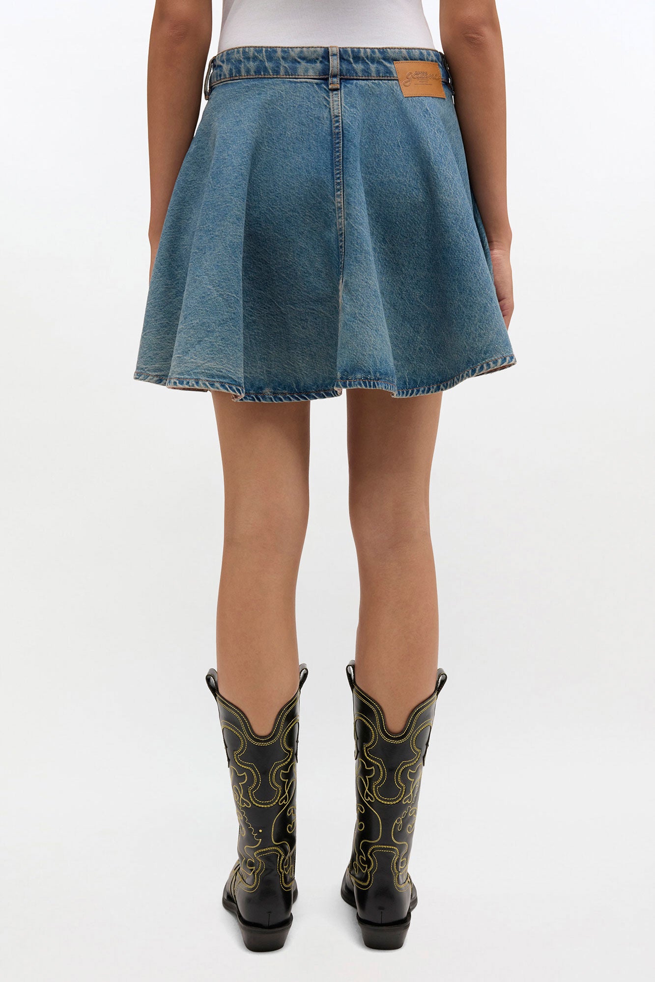Tint Rigid Denim Skirt