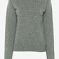Green sweater on a white background
