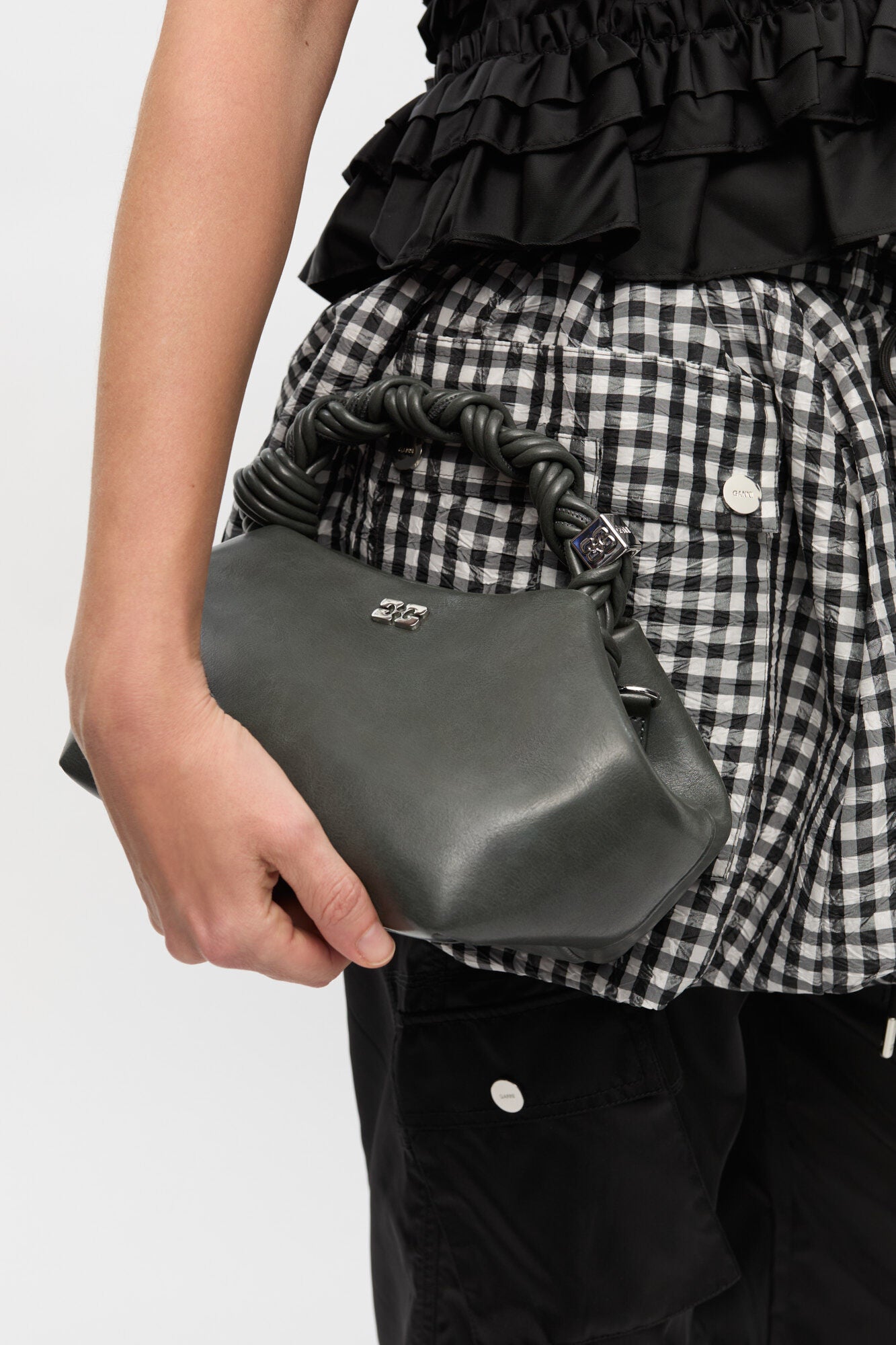 Dark Grey Small Bou Bag