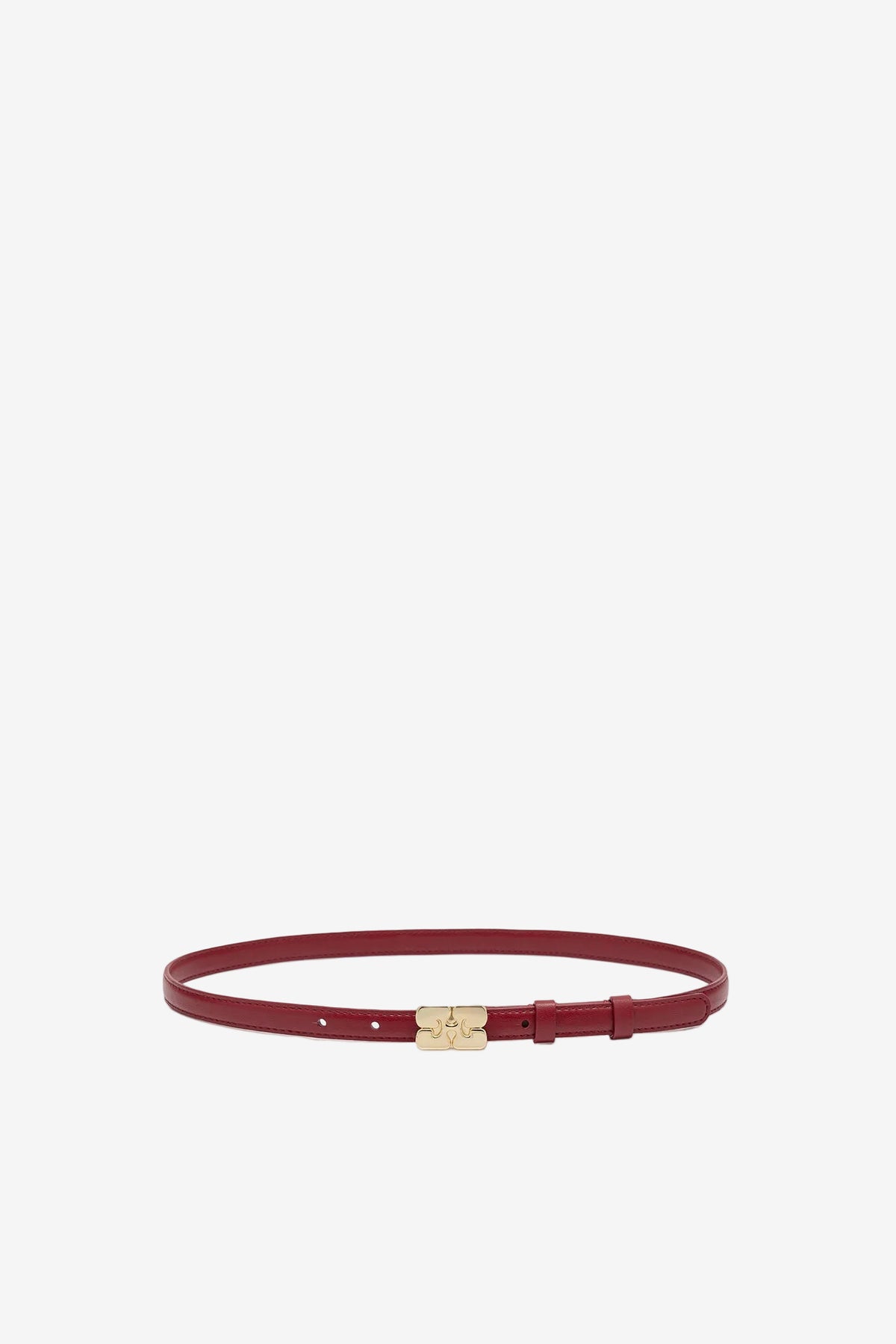 Kat Belt Small in Red Patent
