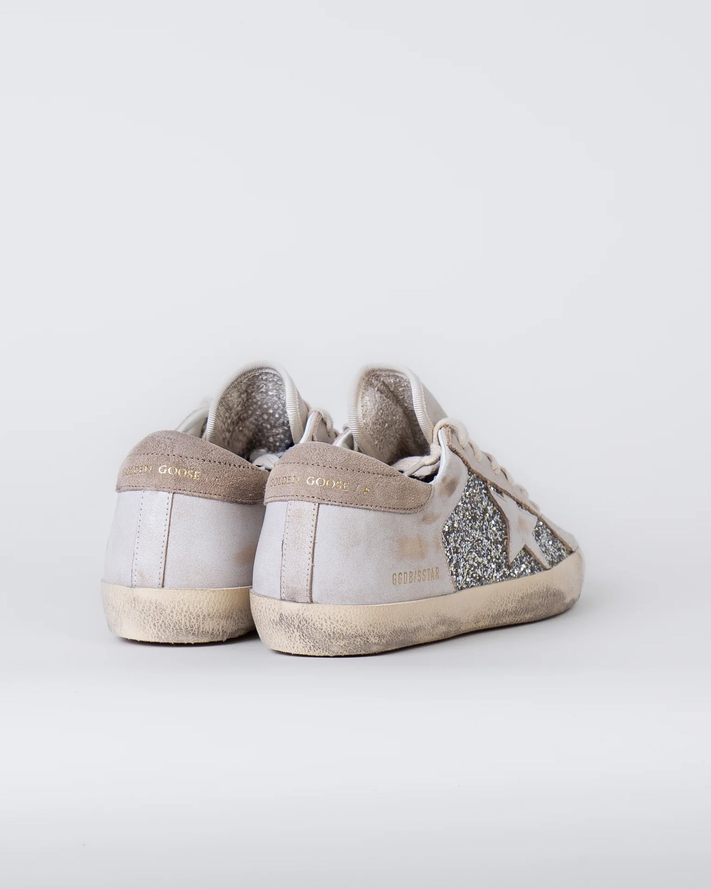 Golden Goose beige ‘Super-Star’ sports shoes