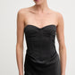 Satin Corset Maxi Dress