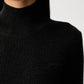 Mini Ribbed Merino Mock Neck