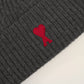 Beanie With Red Ami De Coeur