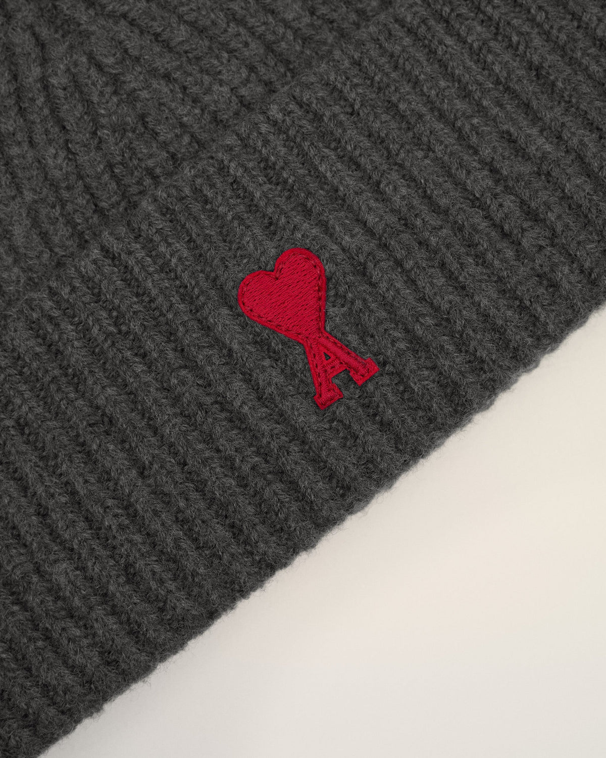 Beanie With Red Ami De Coeur