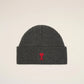 Beanie With Red Ami De Coeur