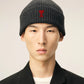 Beanie With Red Ami De Coeur
