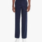 Navy blue pants on a white background