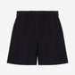 Black shorts on a white background