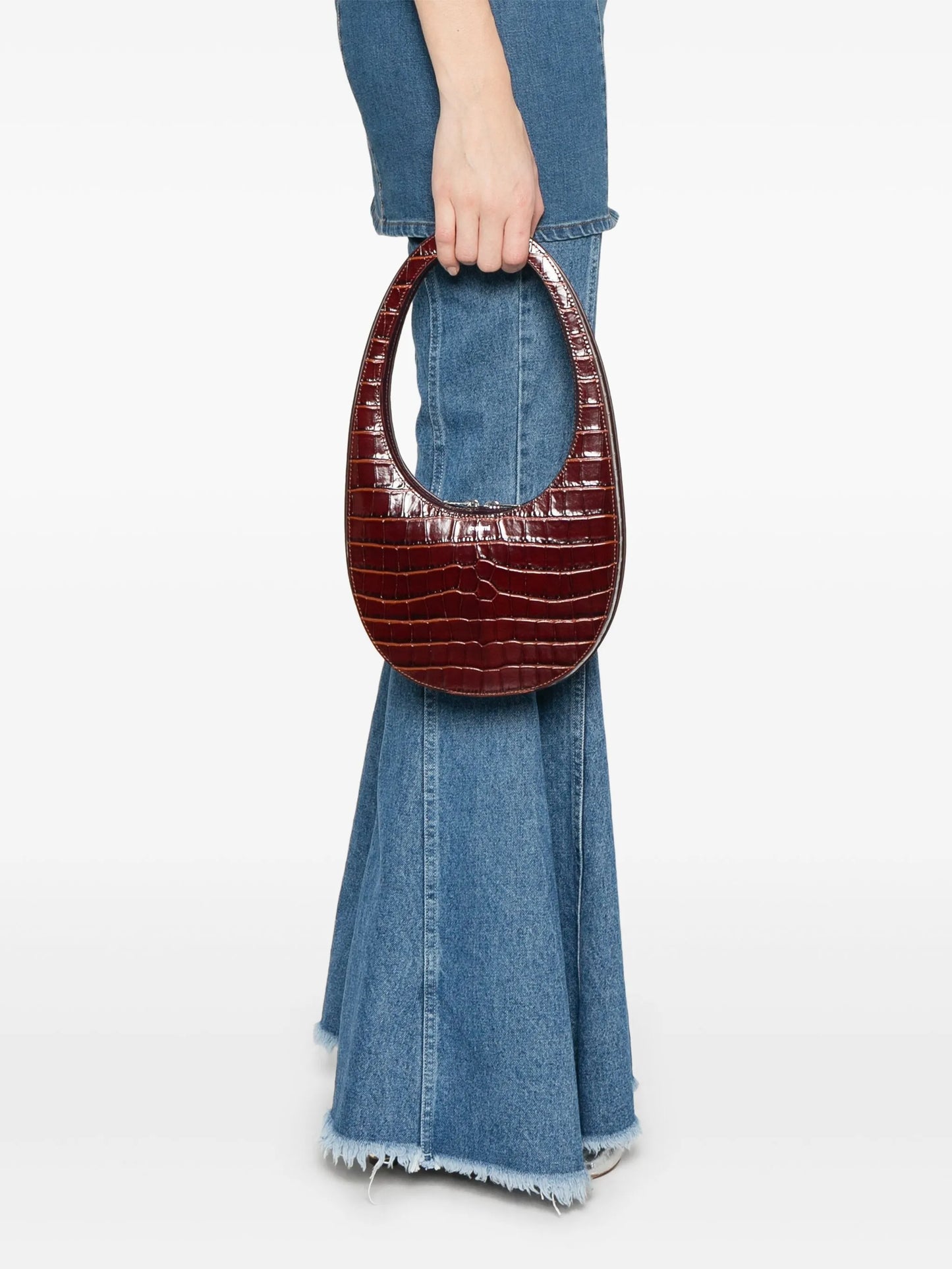 Croco Swipe Bag