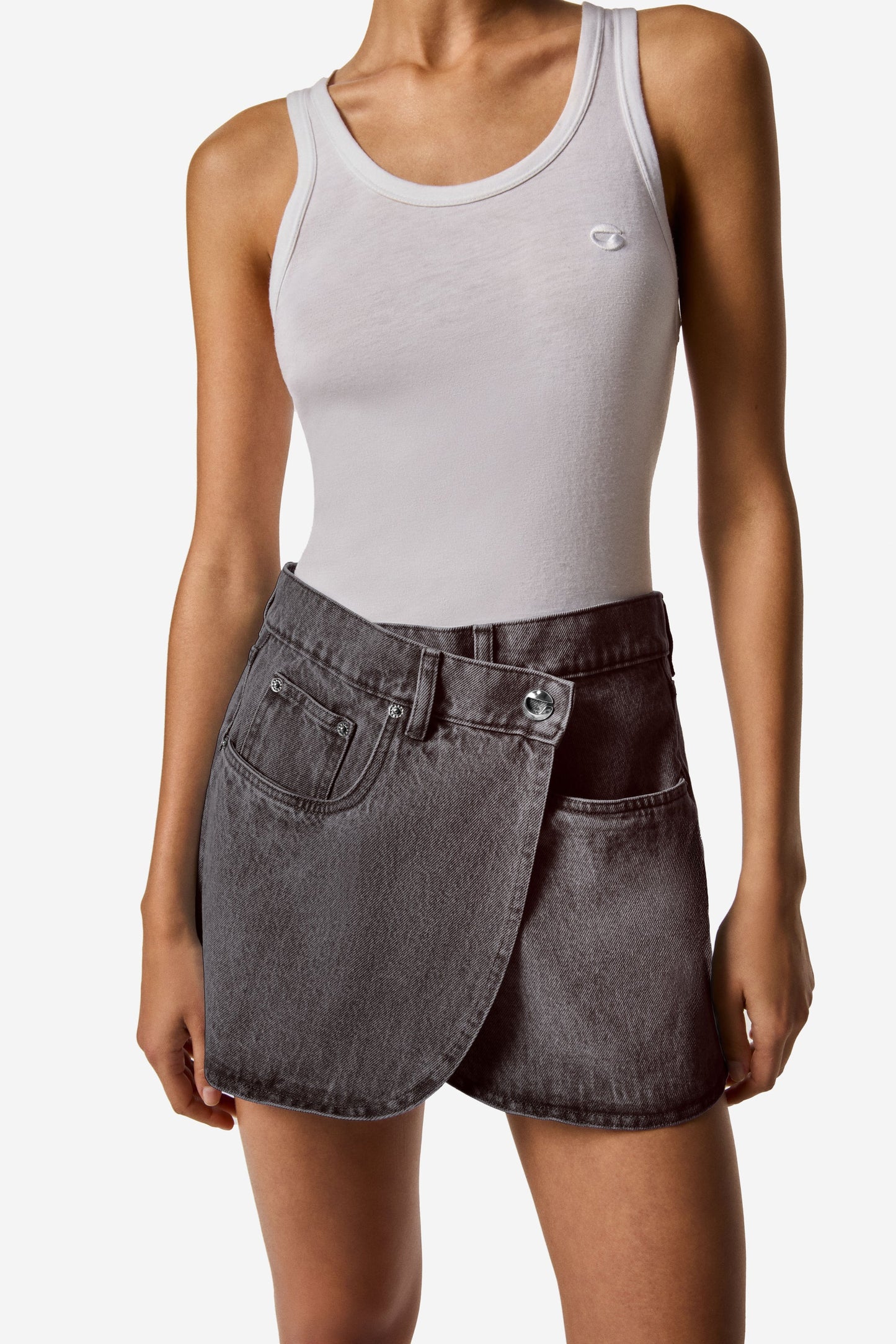 DENIM MINI SKIRT