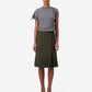 Technical Tailored Midi Skirt