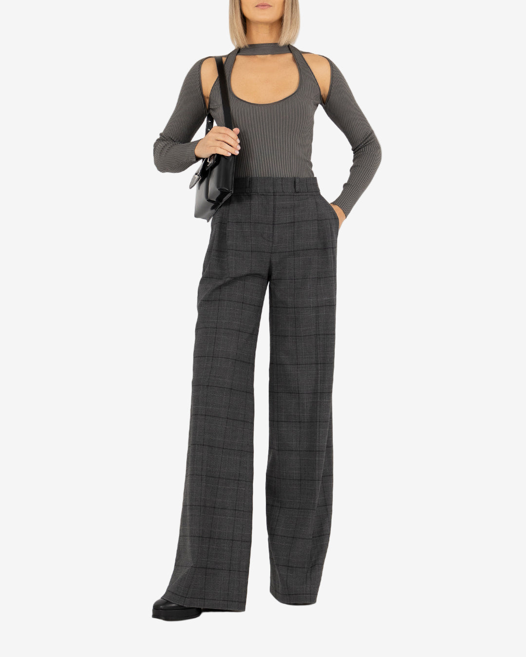 WIDE LEG TAILORED TROUSERS