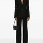 STUDDED WIDE LEG TAILORED TROUSERS
