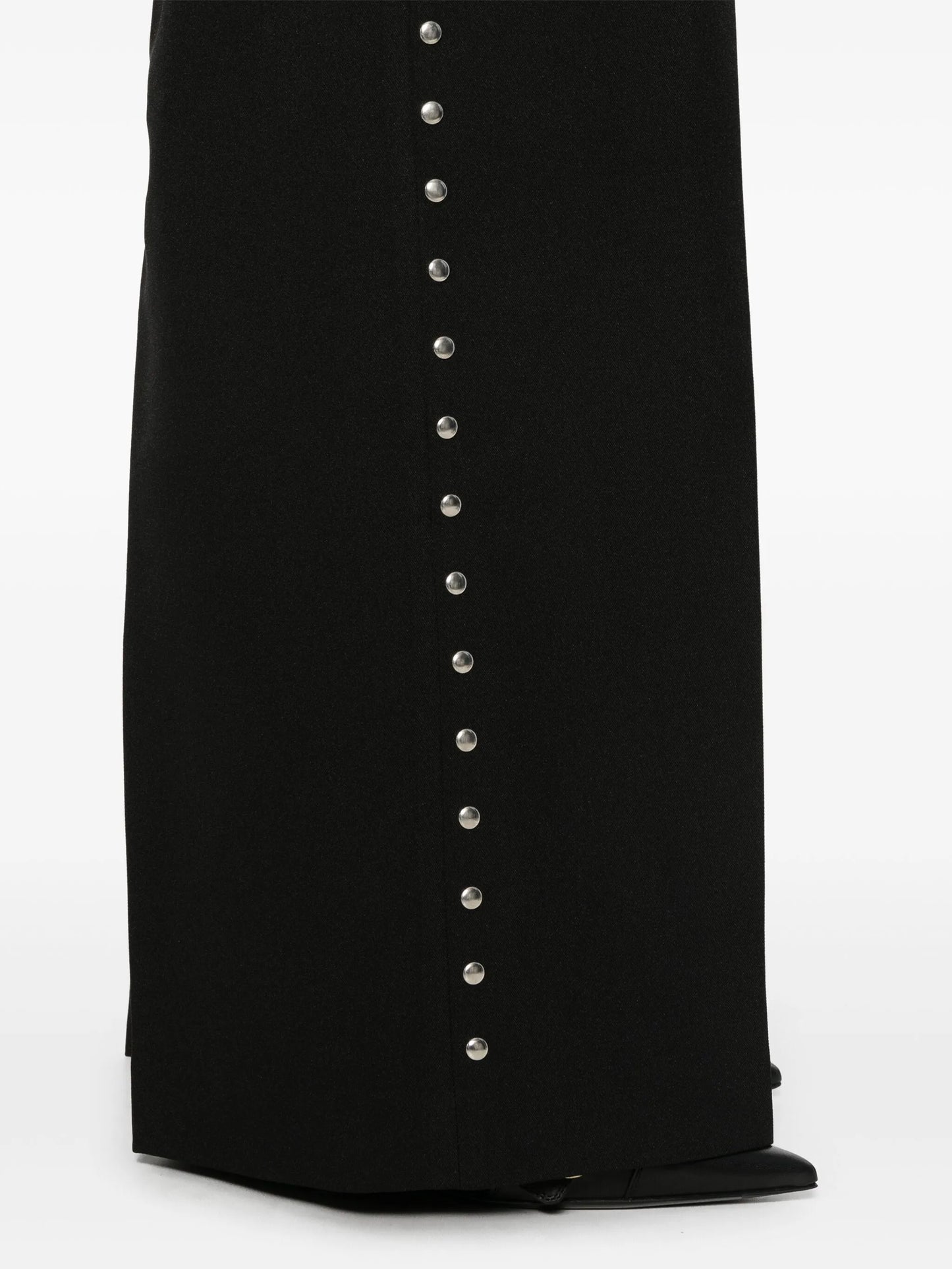 STUDDED WIDE LEG TAILORED TROUSERS