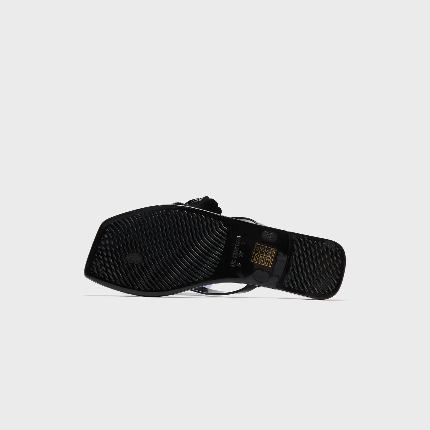 Silicone Flower Flat Sandals