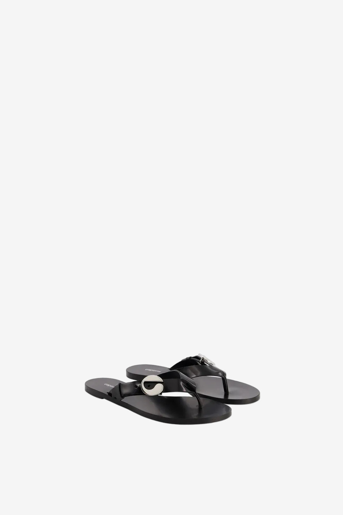 Belt Flip Flops with C-shaped logo strap