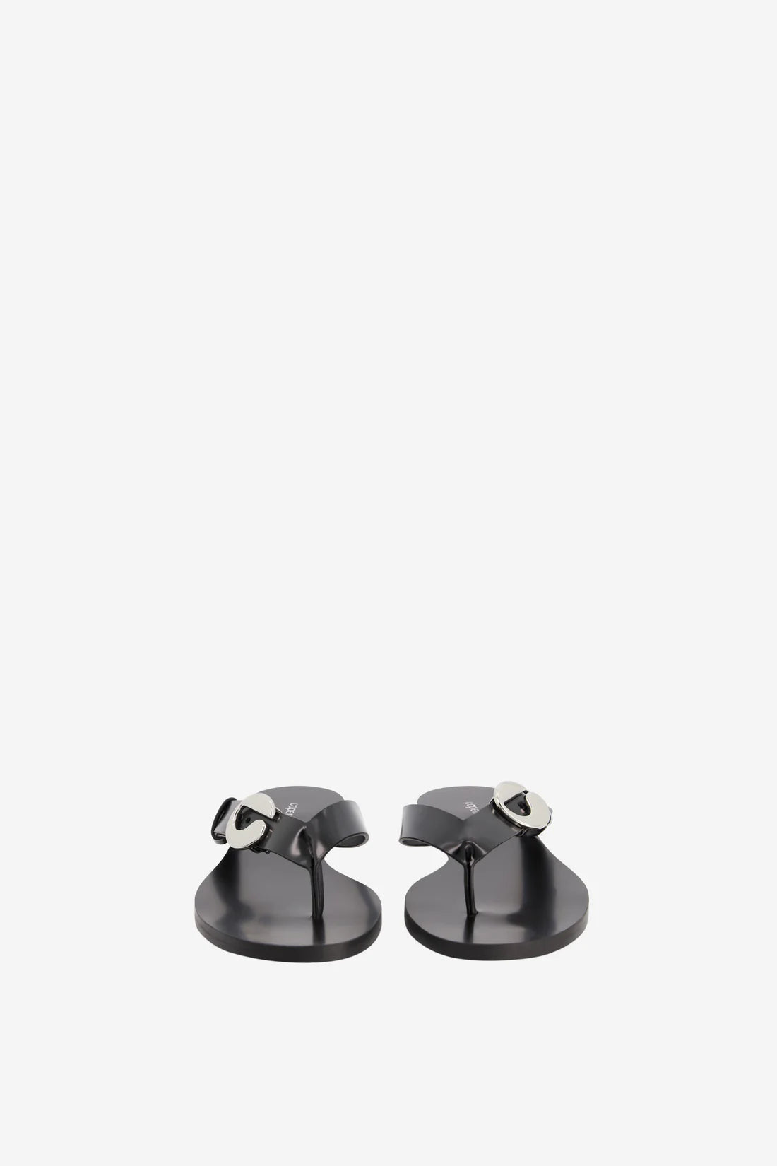 Belt Flip Flops with C-shaped logo strap