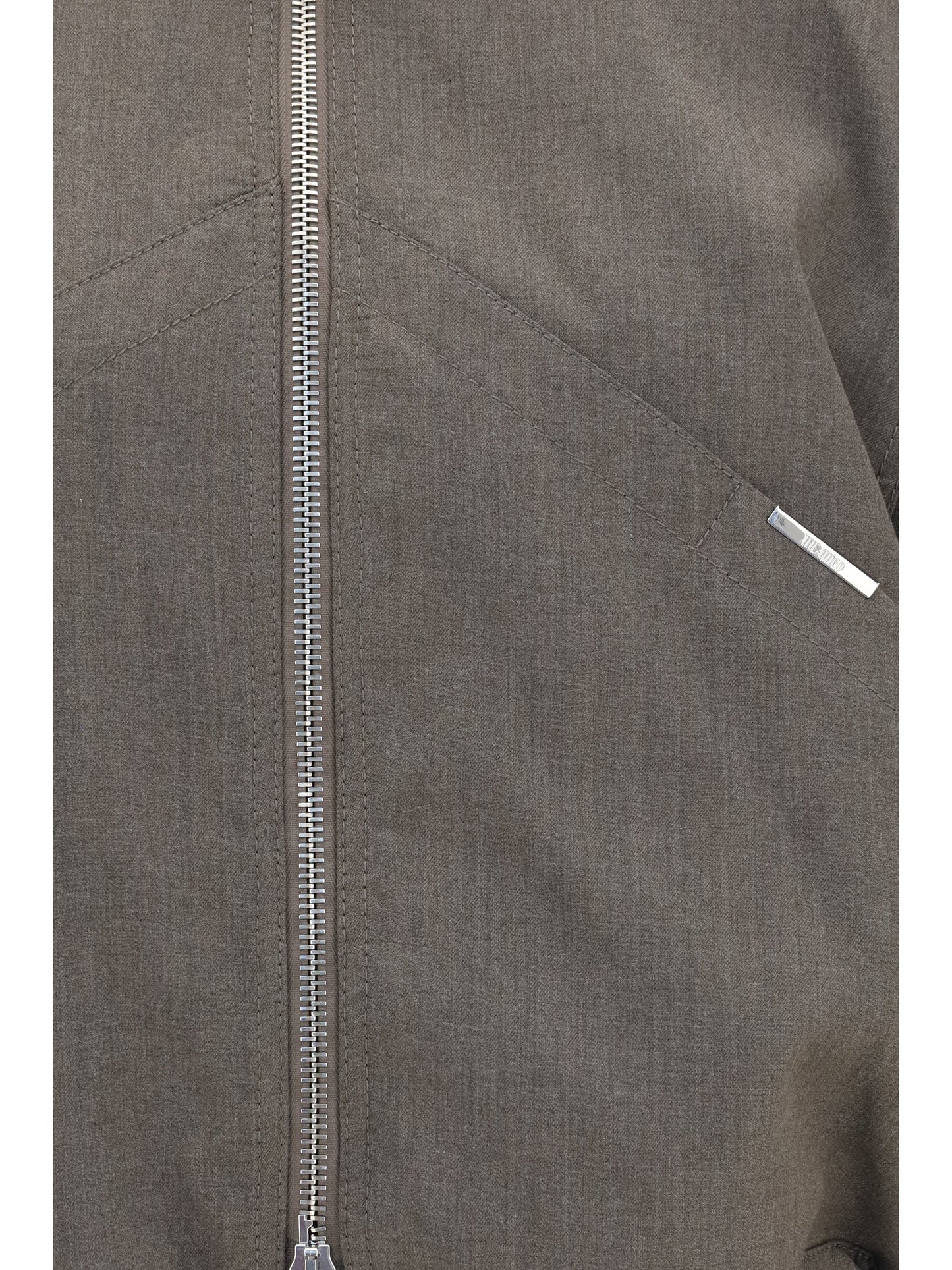 The Attico GREY Jacket with sewn-in shoulder pads