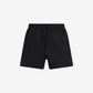 Black shorts with Dsquared2 logo on a light gray background