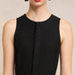 Short Dress with Hidden Placket