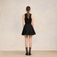 Short Dress with Hidden Placket