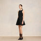 Short Dress with Hidden Placket