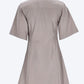 Cotton Short Sleeve Shirt Dress