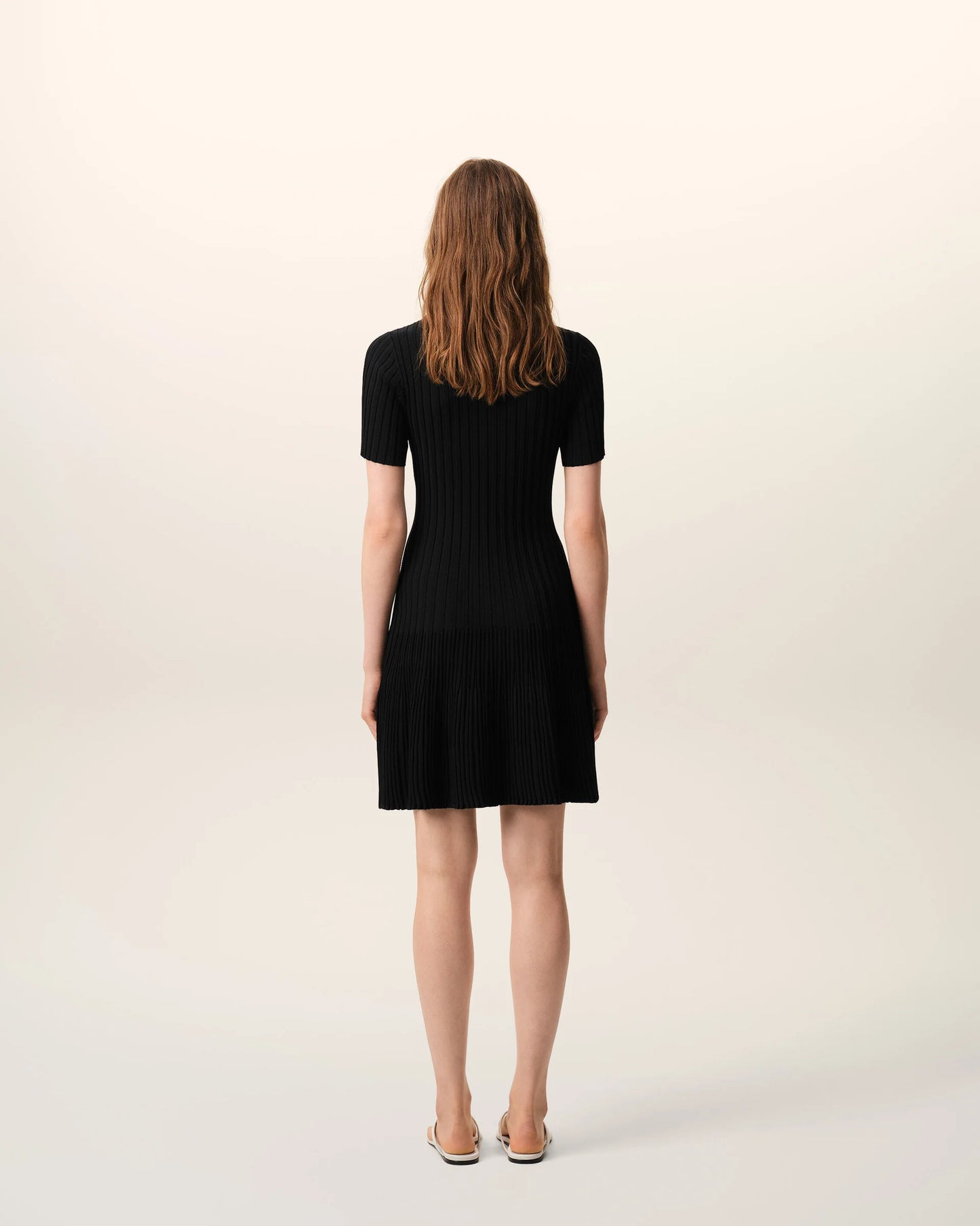 Knit Mini Godet Dress