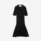 Knit Mini Godet Dress