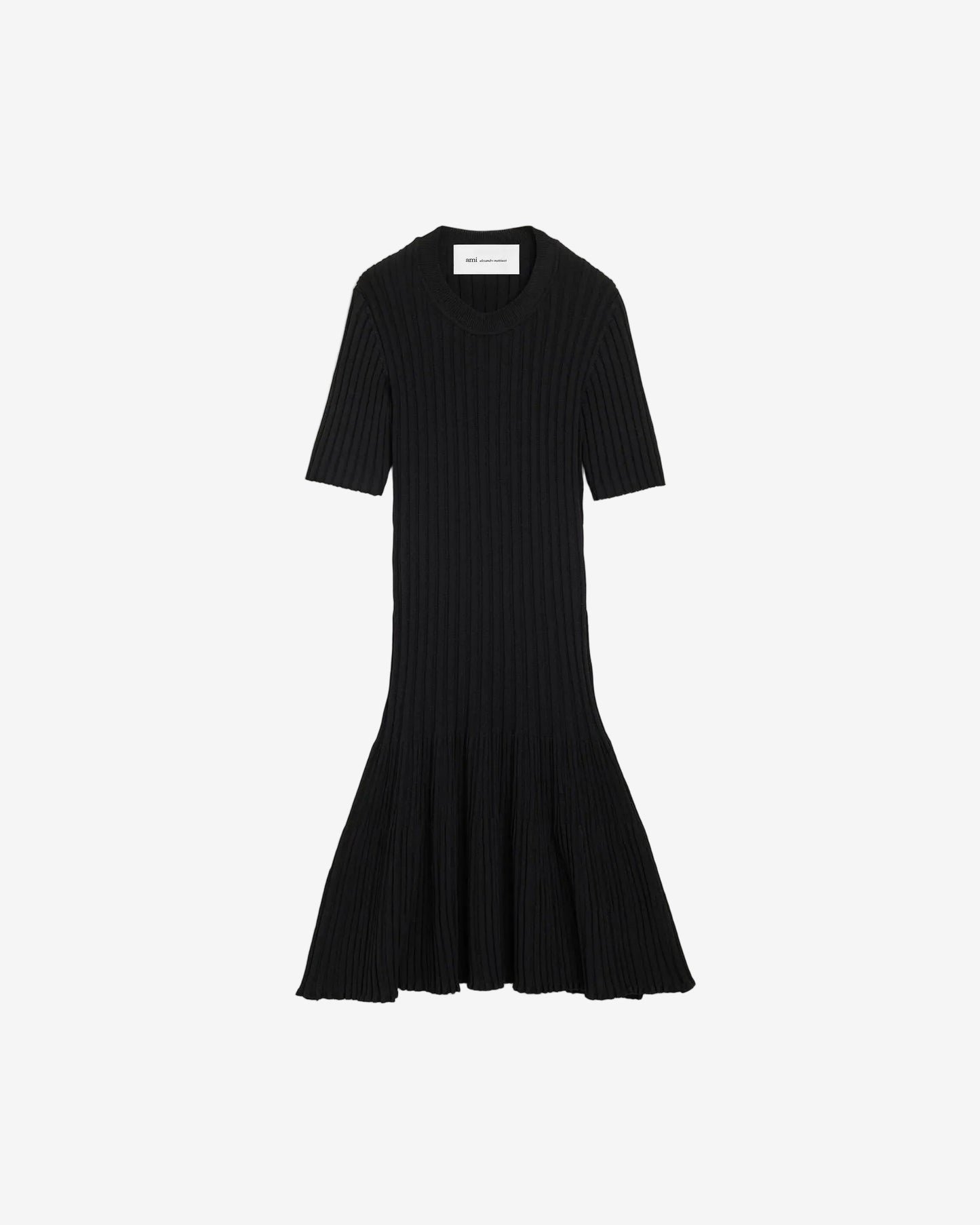 Knit Mini Godet Dress