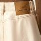 White Cotton Midi Skirt