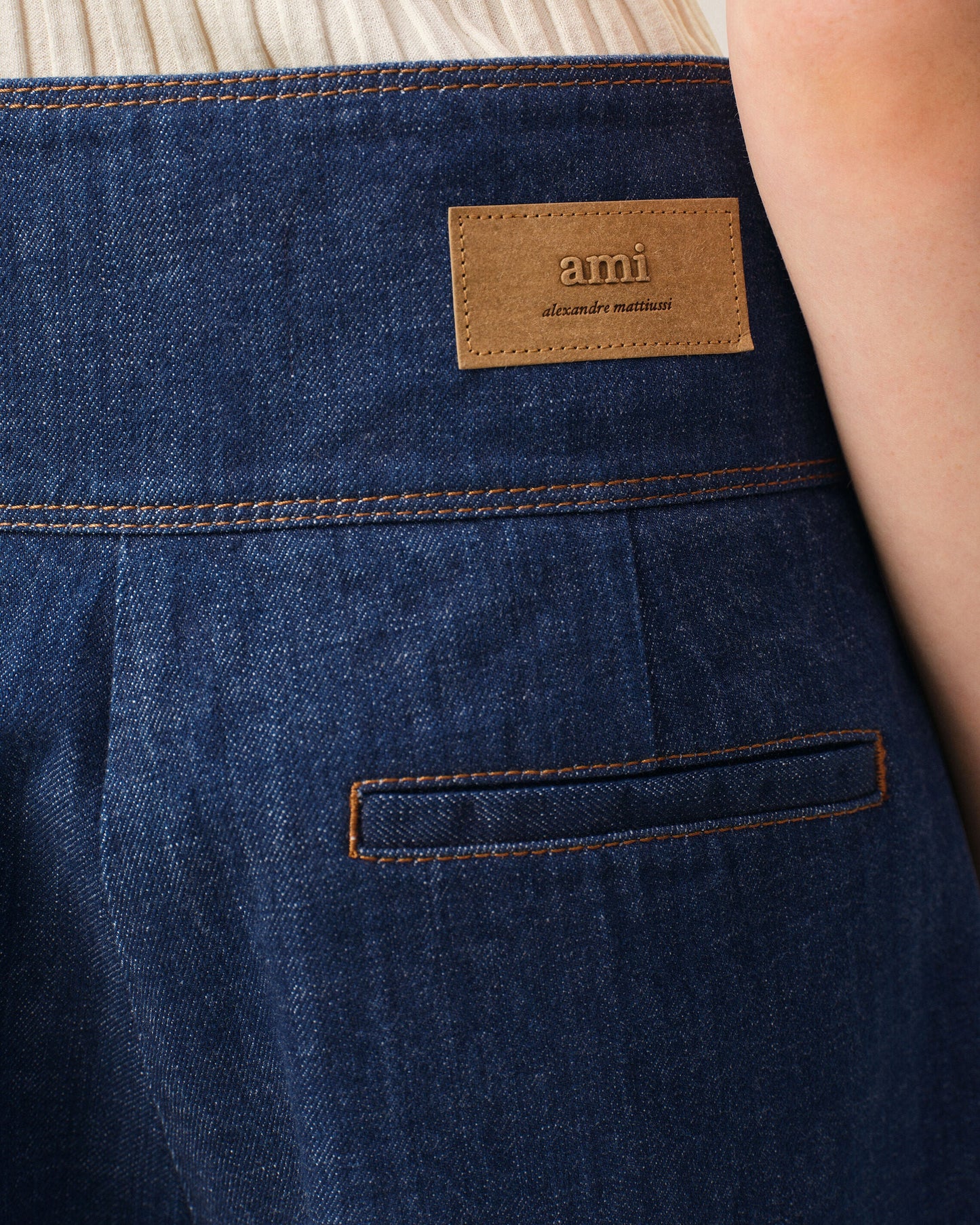 Wrapped Belted Bermuda Shorts