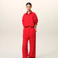 Cargo trousers in fluid wool canvas