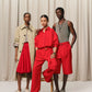 Cargo trousers in fluid wool canvas