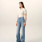 Cotton Flare Fit Jeans