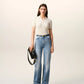Cotton Flare Fit Jeans