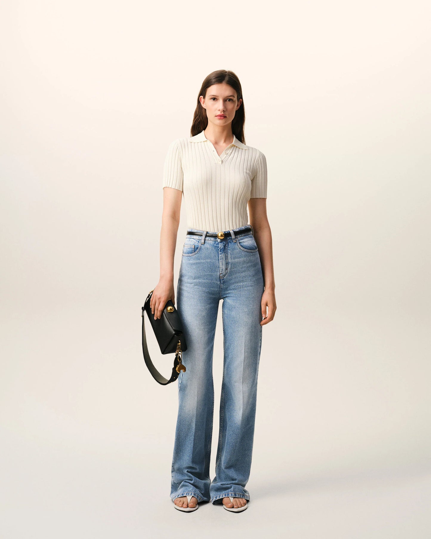 Cotton Flare Fit Jeans