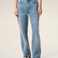Large fit jeans in used indigo denim