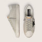 Women's Super-Star in leather with black star