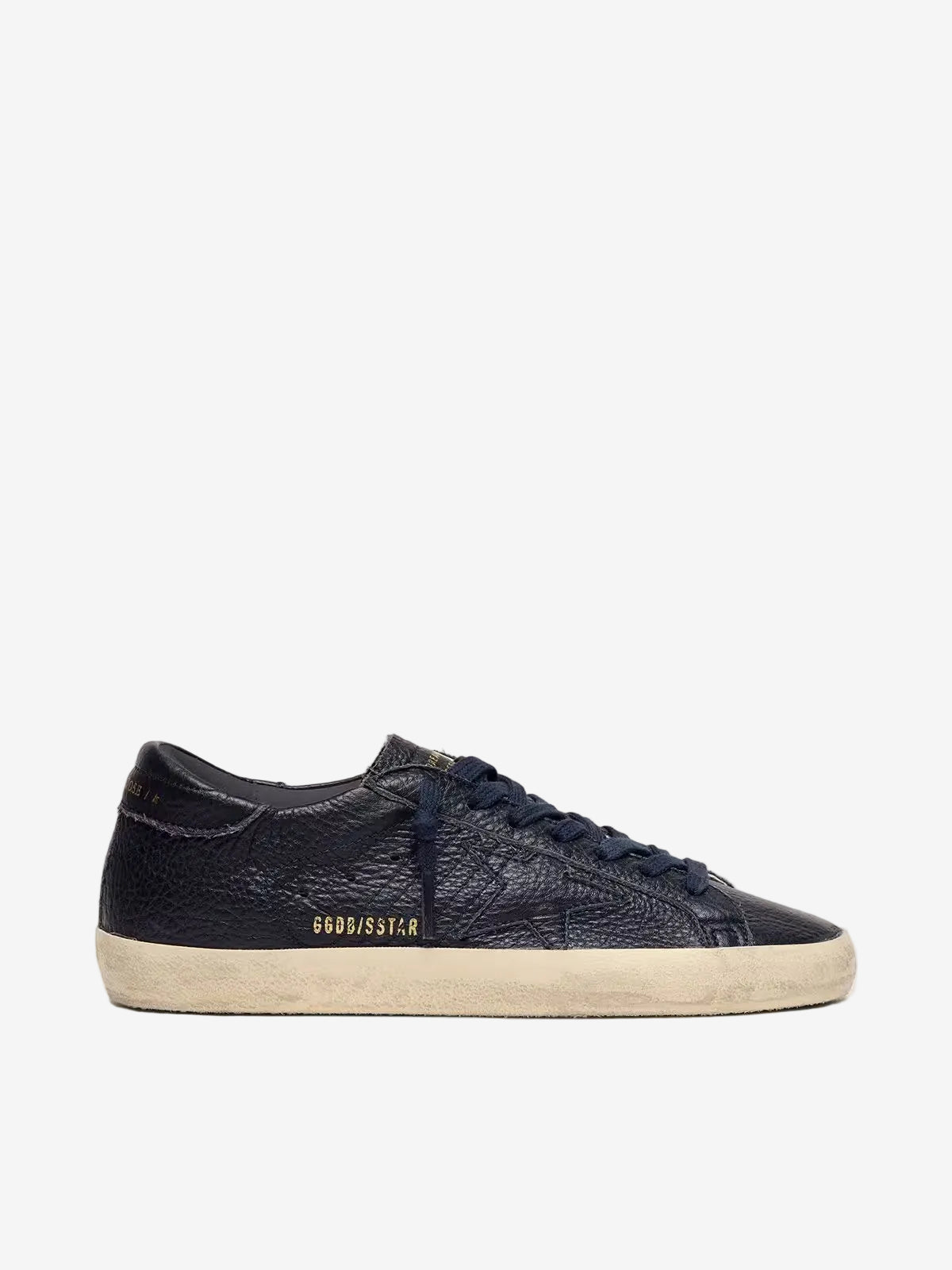 SUPER STAR LEATHER UPPER STAR AND HEELLEATHER UPPER STAR AND HEEL