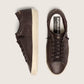 Men's Super-Star in dark brown leather with tone-on-tone leather star