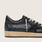 Men’s Ball Star in black nappa with suede star and nappa heel tab