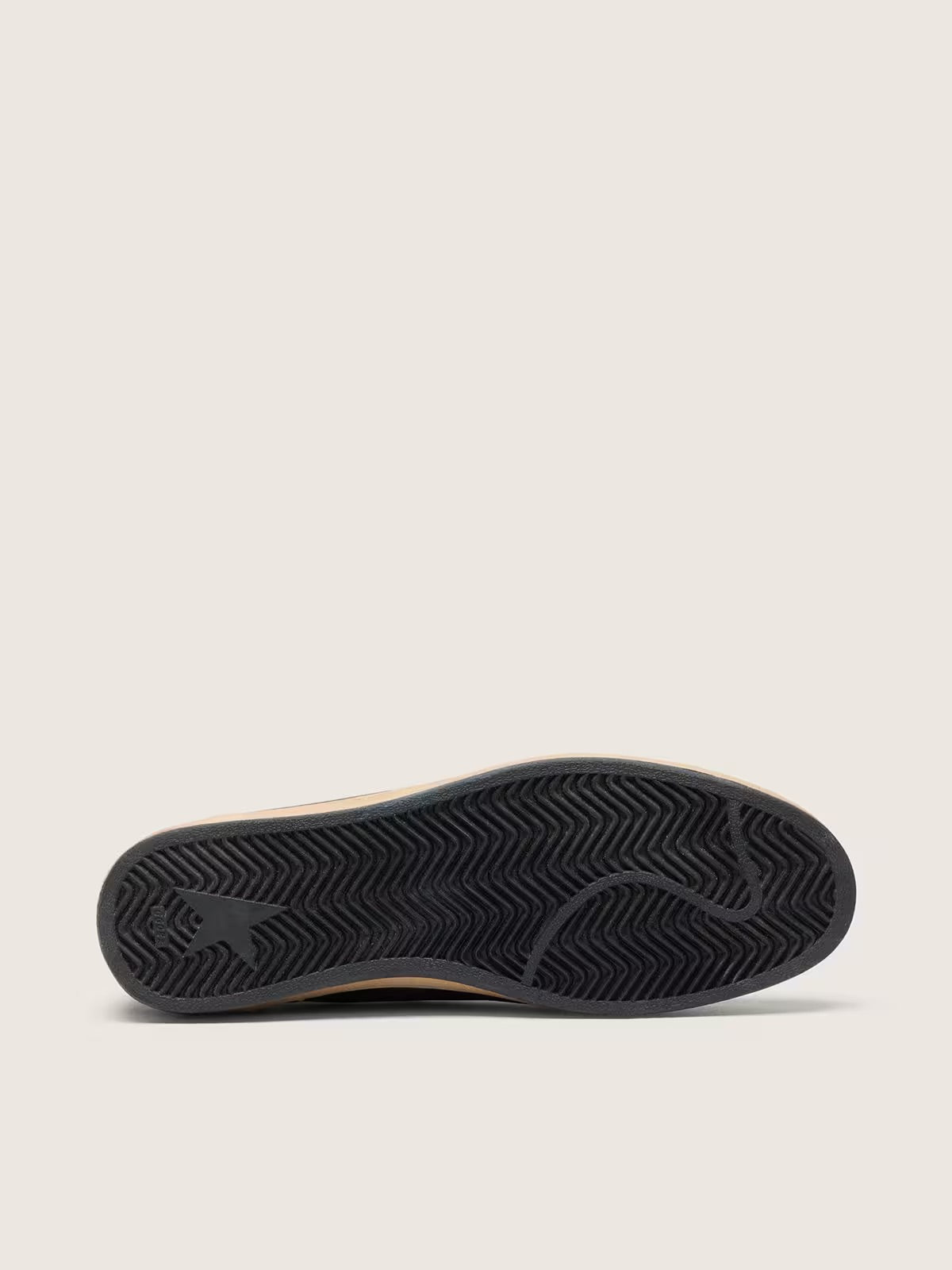 Men’s Ball Star in black nappa with suede star and nappa heel tab