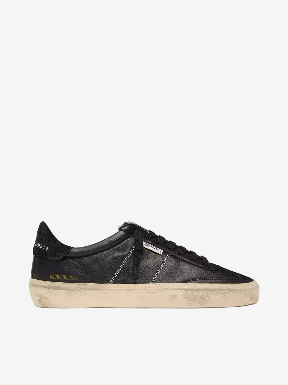 Men’s Soul Star in black bio-based nappa