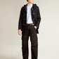 Men's shirt with narrow stripes