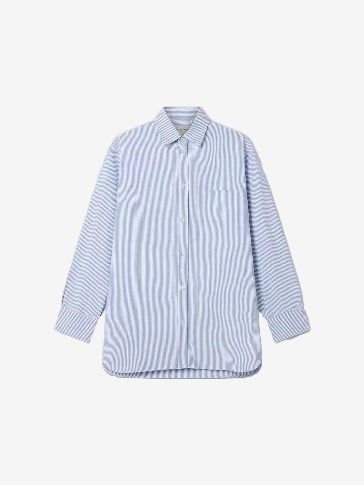 Men's shirt with narrow stripes