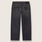 Men’s stonewashed-effect black jeans